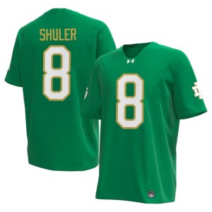 #8 Mens Green 2026 Notre Dame Adon Shuler College Football Jersey 886346-304