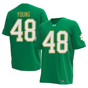 #48 Chase Young Mens UND Green College Football Limited Jersey 748902-932