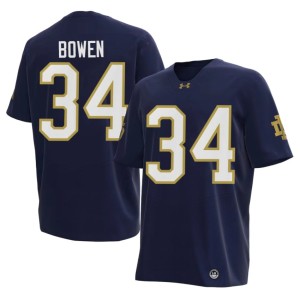 #34 Navy Fighting Irish Drayk Bowen 2026-27 College Football Men Jerseys 737900-845