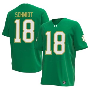 #18 College Football Alumni Notre Dame Fighting Irish Erik Schmidt Green Men's Jerseys 295706-166