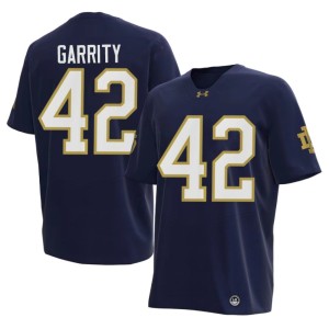 #42 Fighting Irish Navy Mens Henry Garrity Replica College Football Jersey 816898-324