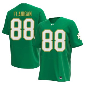 #88 College Football Green James Flanigan Men Game University of Notre Dame Jerseys 843590-484