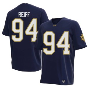 #94 Notre Dame Fighting Irish Navy Limited Joe Reiff Mens College Football Jersey 620701-743