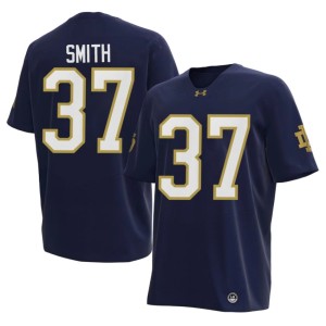 #37 Navy College Football Notre Dame Kurt Smith Mens Stitched Jersey 762614-346