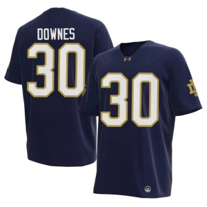 #30 Navy Patrick Downes Men's Limited Notre Dame Fighting Irish College Football Jerseys 504948-218