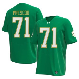 #71 Green Styles Prescod College Football ND Limited Mens Jerseys 252690-315