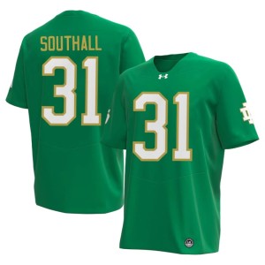 #31 ND Men Xavier Southall Green College Football Alumni Jersey 808823-553