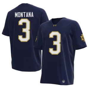 #3 Navy University of Notre Dame Joe Montana 2026 College Football Men's Jerseys 343526-102