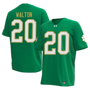 #20 Green Jonaz Walton The Irish Player College Football Mens Jersey 948544-398