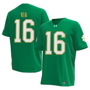#16 College Football Green Mens Player Ko'o Kia Notre Dame Jersey 426997-266