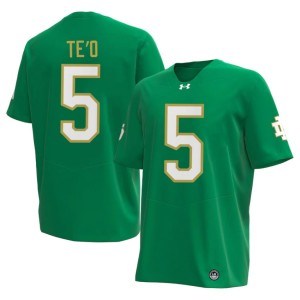 #5 Green Manti Te'o ND Men's Alumni College Football Jerseys 256124-571