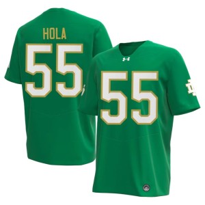 #55 Tiki Hola Green Mens Fighting Irish 2026 College Football Jersey 104628-112