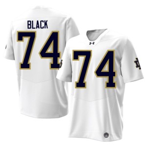 #74 Will Black 2026-27 Men White College Football UND Jersey 944539-903