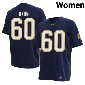 #60 College Football Women UND Navy NCAA Davion Dixon Jerseys 742161-404