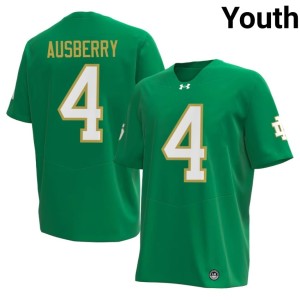 #4 Green Irish Youth Jaiden Ausberry College Football Alumni Jerseys 577807-875