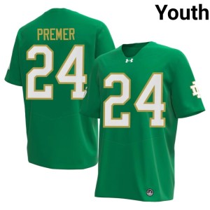 #24 2026 Ian Premer Green The Irish Youth College Football Jerseys 935852-260