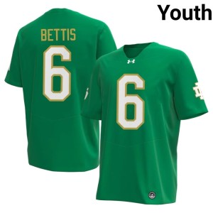#6 Green Fighting Irish College Football High School Youth Jerome Bettis Jersey 142628-557