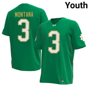 #3 Joe Montana Green College Football Youth 2026-27 The Irish Jerseys 716579-595