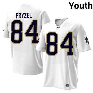#84 White Preston Fryzel Youth Notre Dame Fighting Irish College Football Alumni Jersey 940303-973