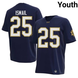 #25 Fighting Irish Navy College Football Youth Replica Raghib Ismail Jerseys 504895-125